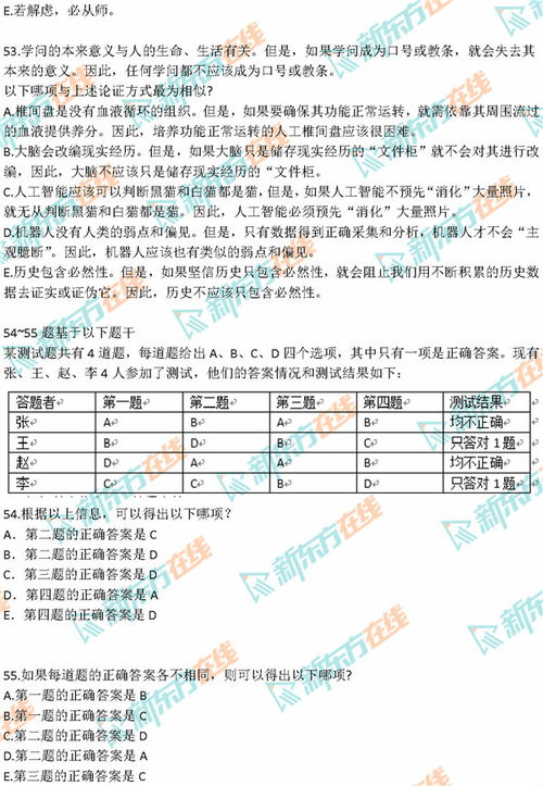 2020年考研管理類聯(lián)考真題完整版 新東方在線